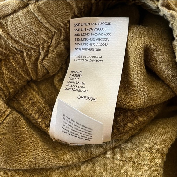 Anthropologie Rhys Utility Linen Blend Joggers - Picture 9 of 10